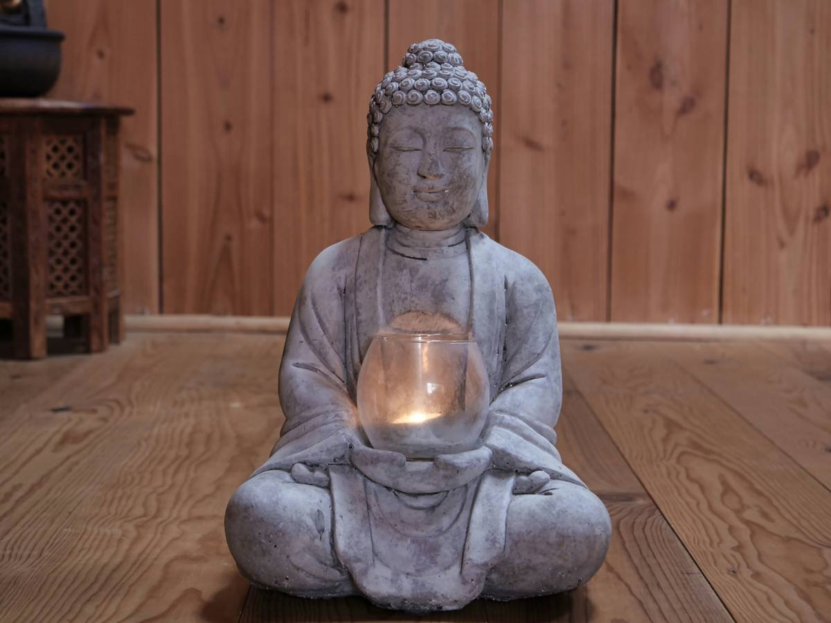 Screenshot of Buddhify interface highlighting categories like Sleep, Travel, and Work Breaks