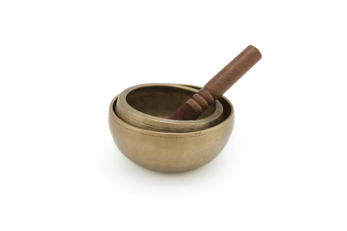 Singing bowls and stick.